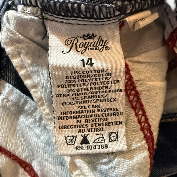 Royalty For Me Blue Denim High Rise Skinny Jeans, size 14 - Picture 11 of 13